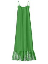 Fari Dress - Palms Vert - diarrablu