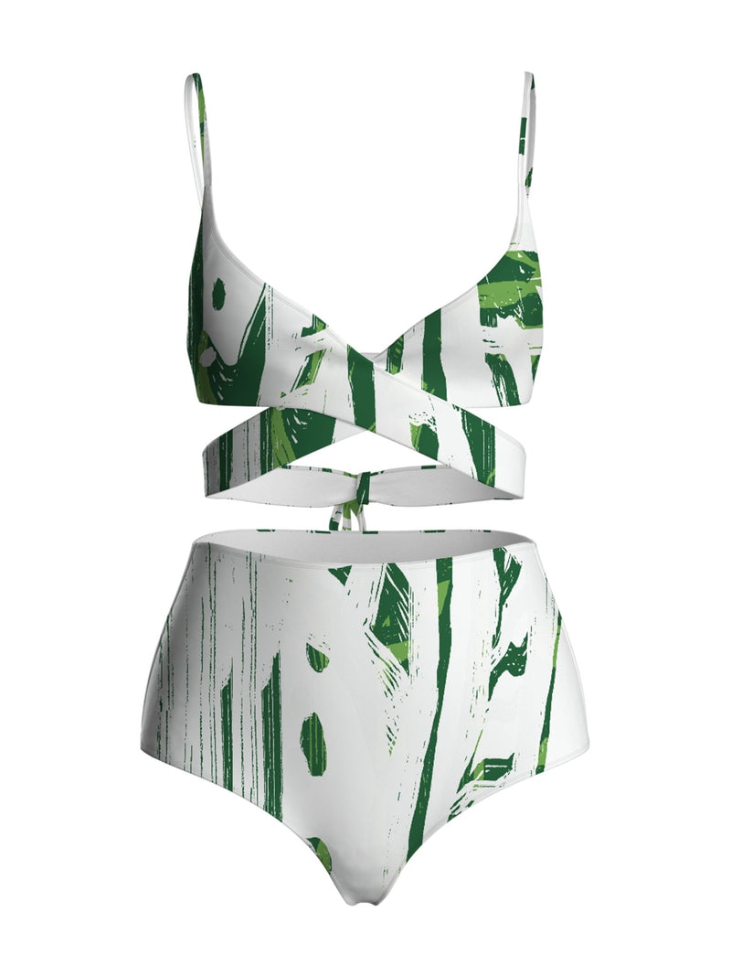 Idya Swimsuit - Garden Vert - diarrablu