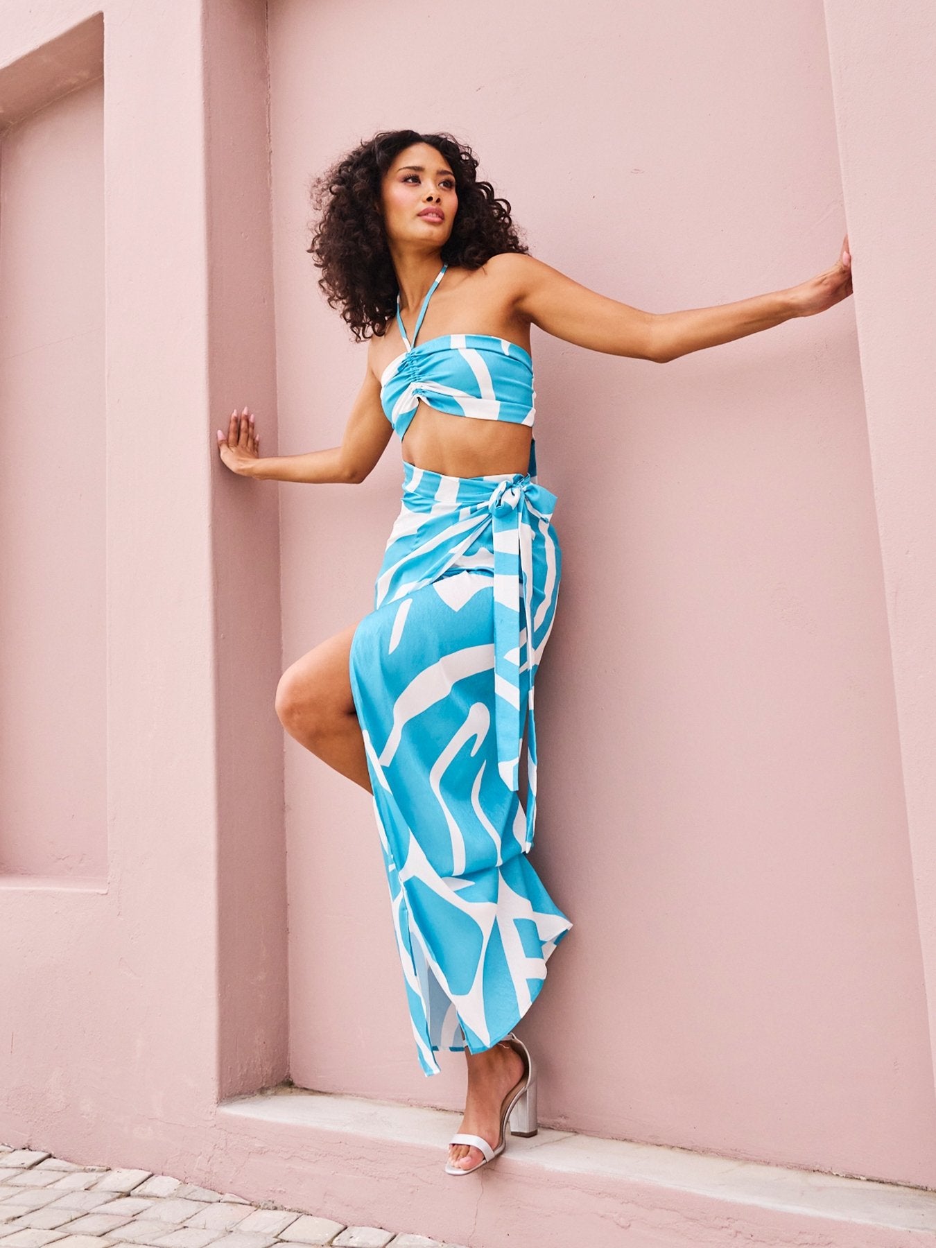 Ina Top - Swirl Blu - diarrablu