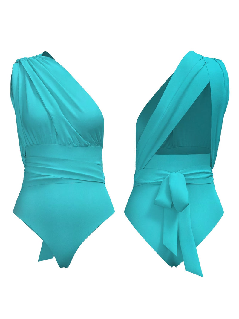 Infinity Swimsuit - Solid Blu - diarrablu