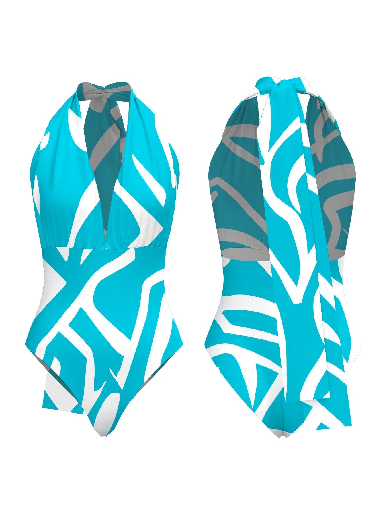 Infinity Swimsuit - Swirl Blu - diarrablu