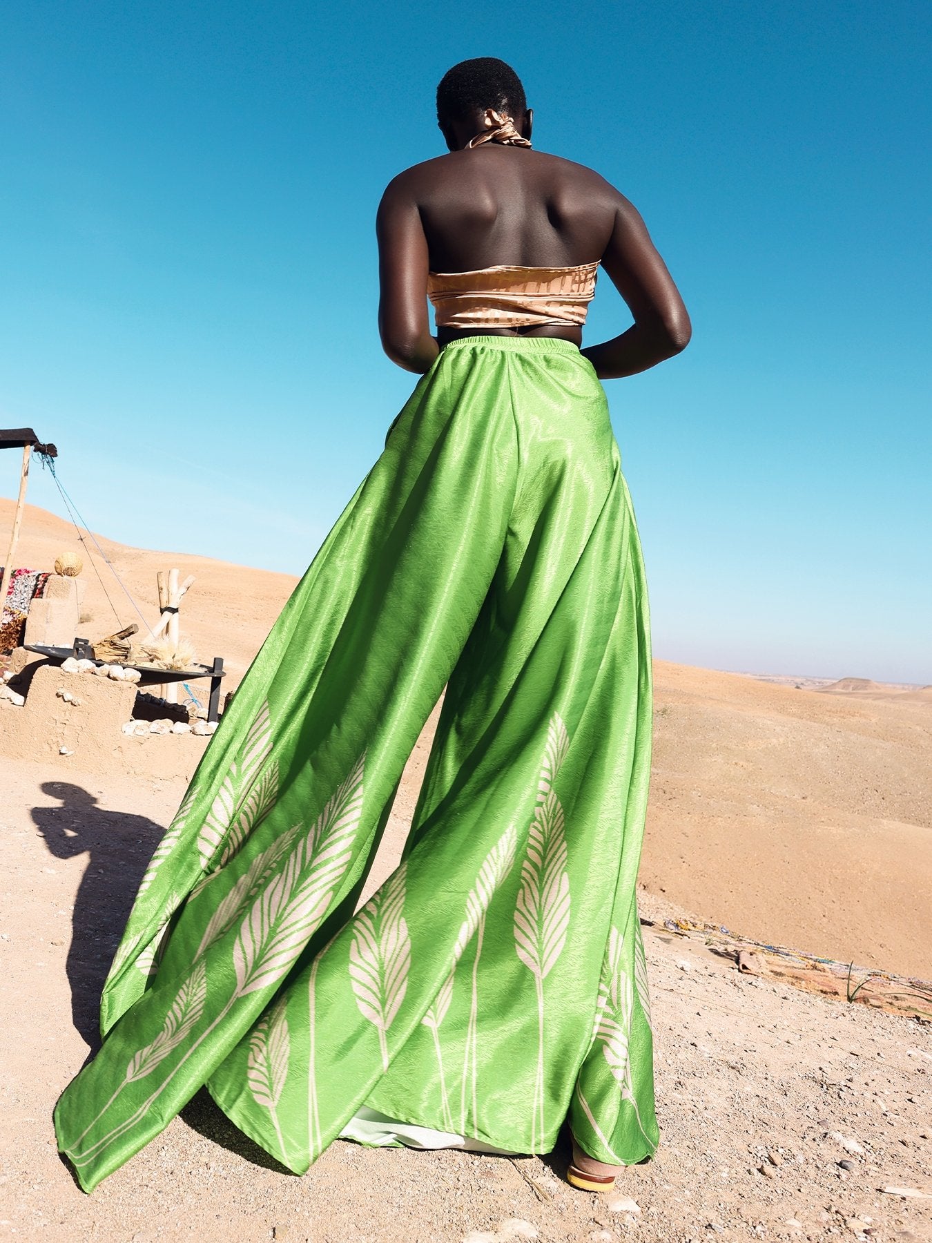 Jant Pants - Palms Vert - diarrablu