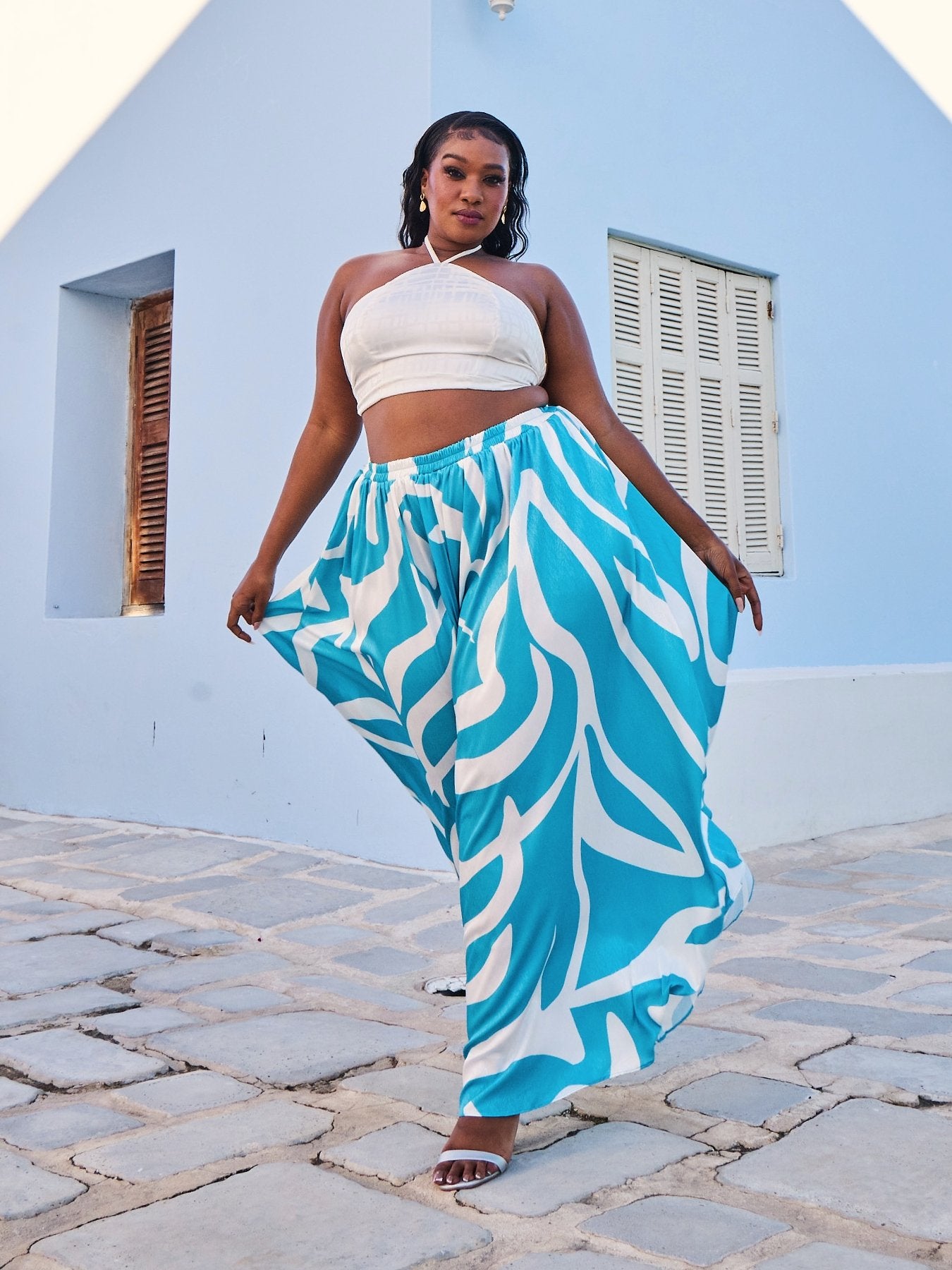 Jant Pants - Swirl Blu - diarrablu