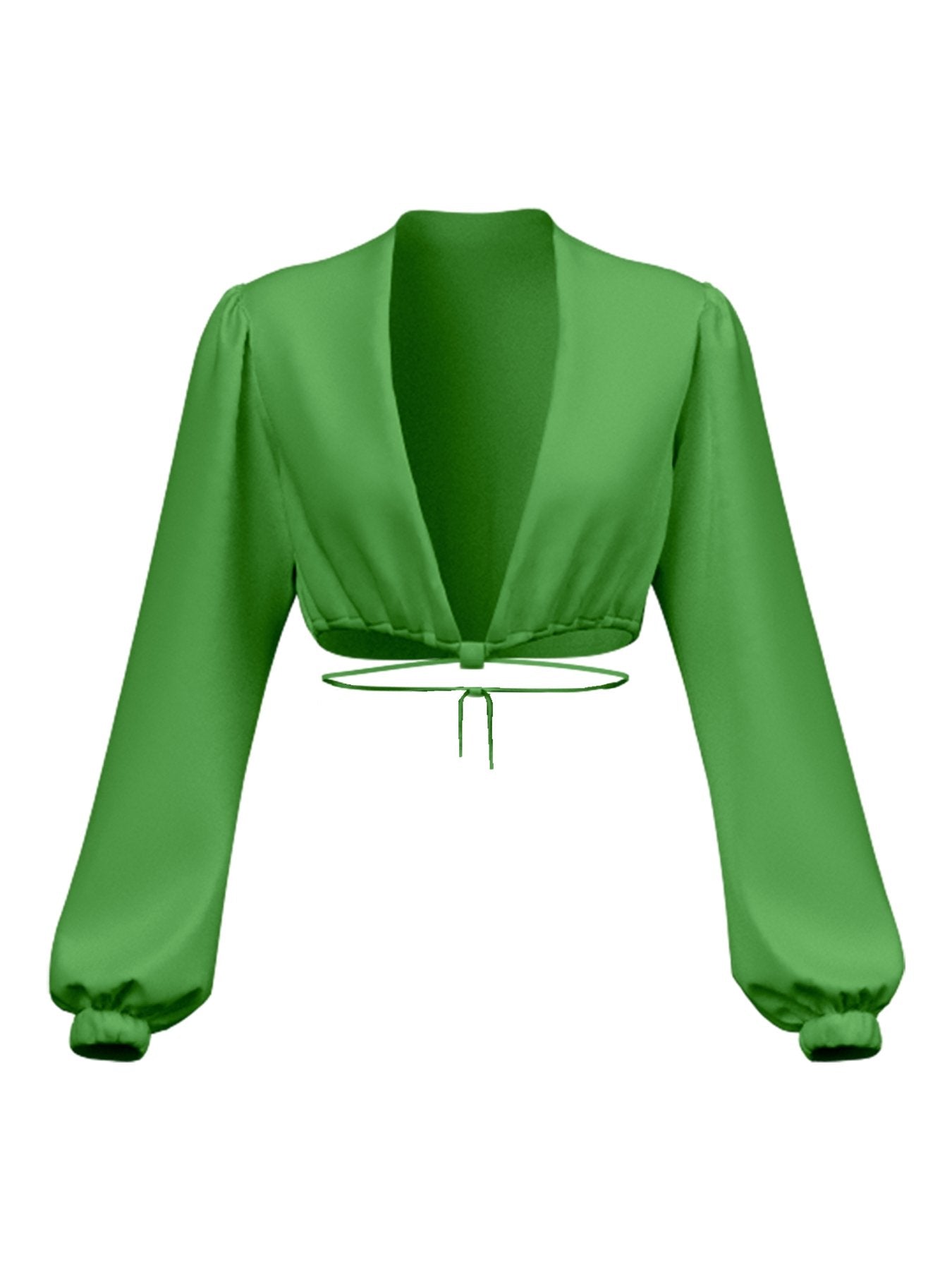 Lama Top - Palms Vert - diarrablu
