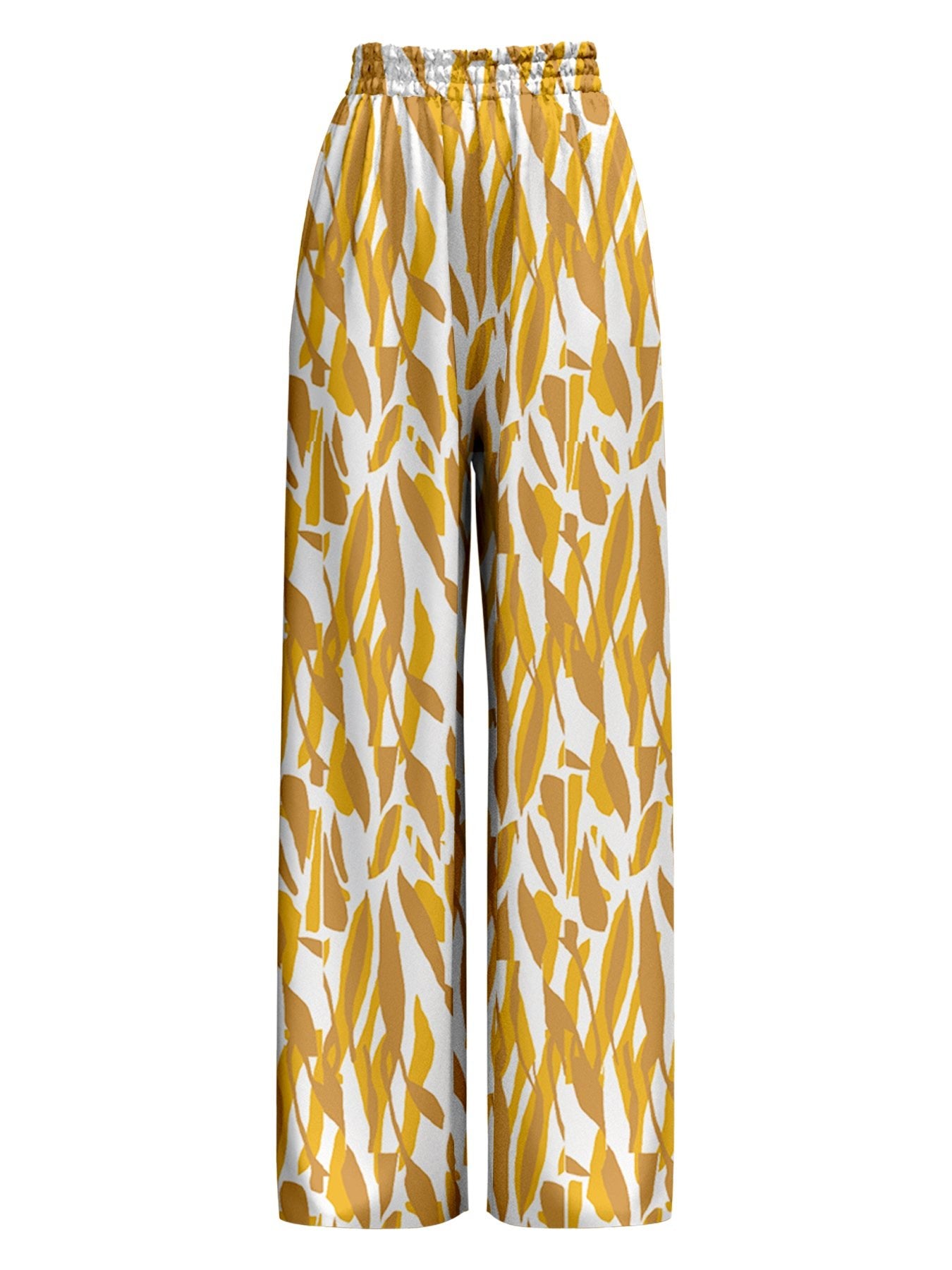Leer Pants - Jardin Mustard - diarrablu