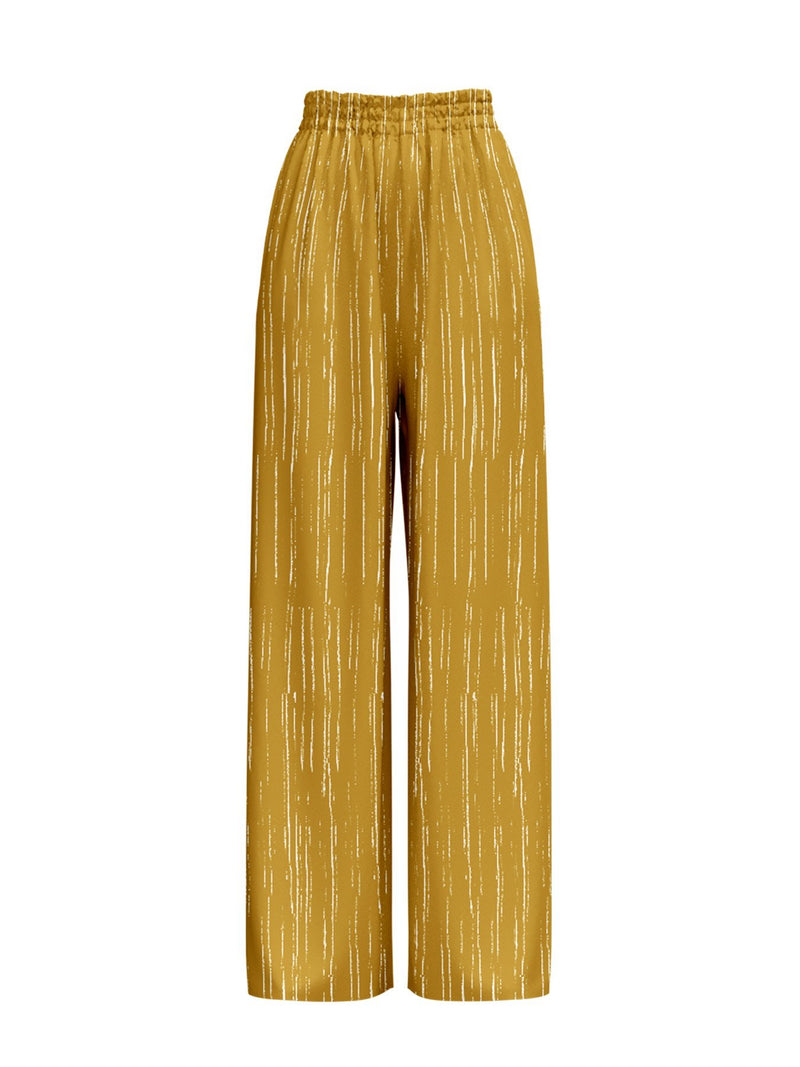 Leer Pants - Texture Gold - diarrablu