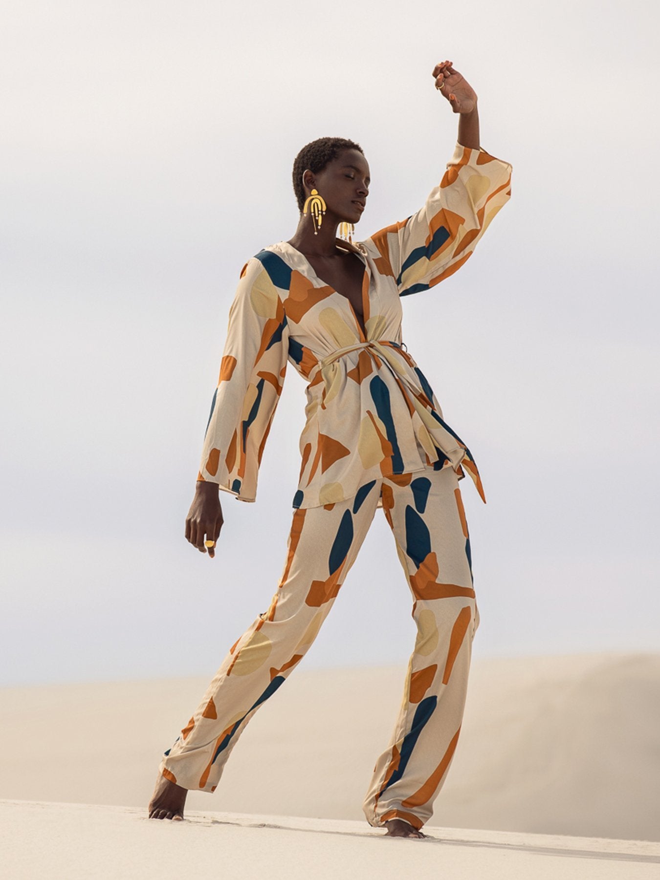 Leer Pants - Tilo Cream - diarrablu