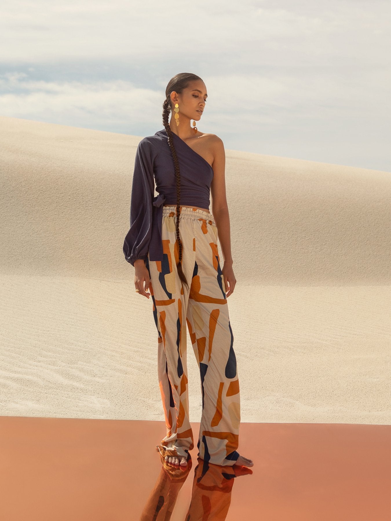 Leer Pants - Tilo Cream - diarrablu