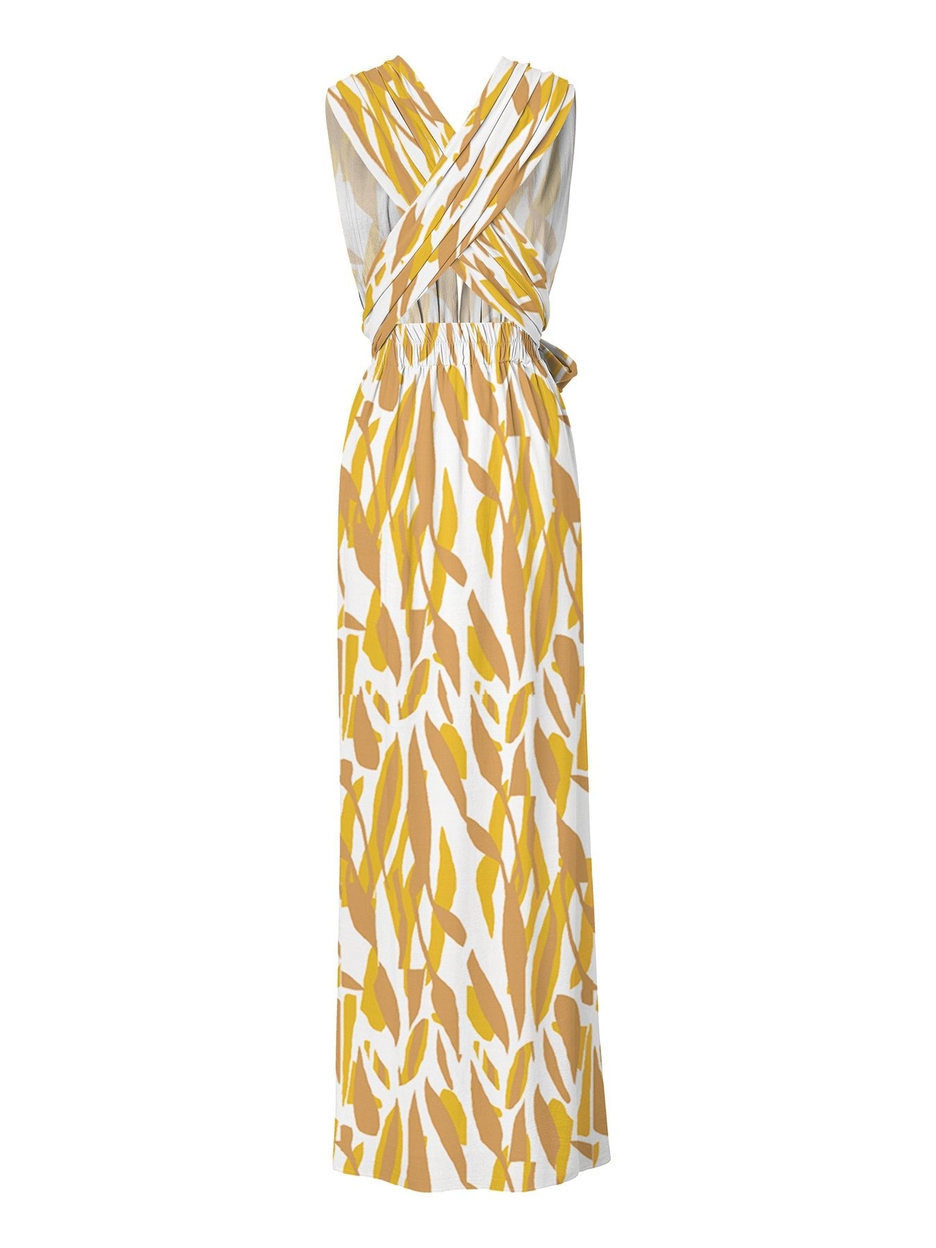 Mailys Dress - Jardin Mustard - diarrablu