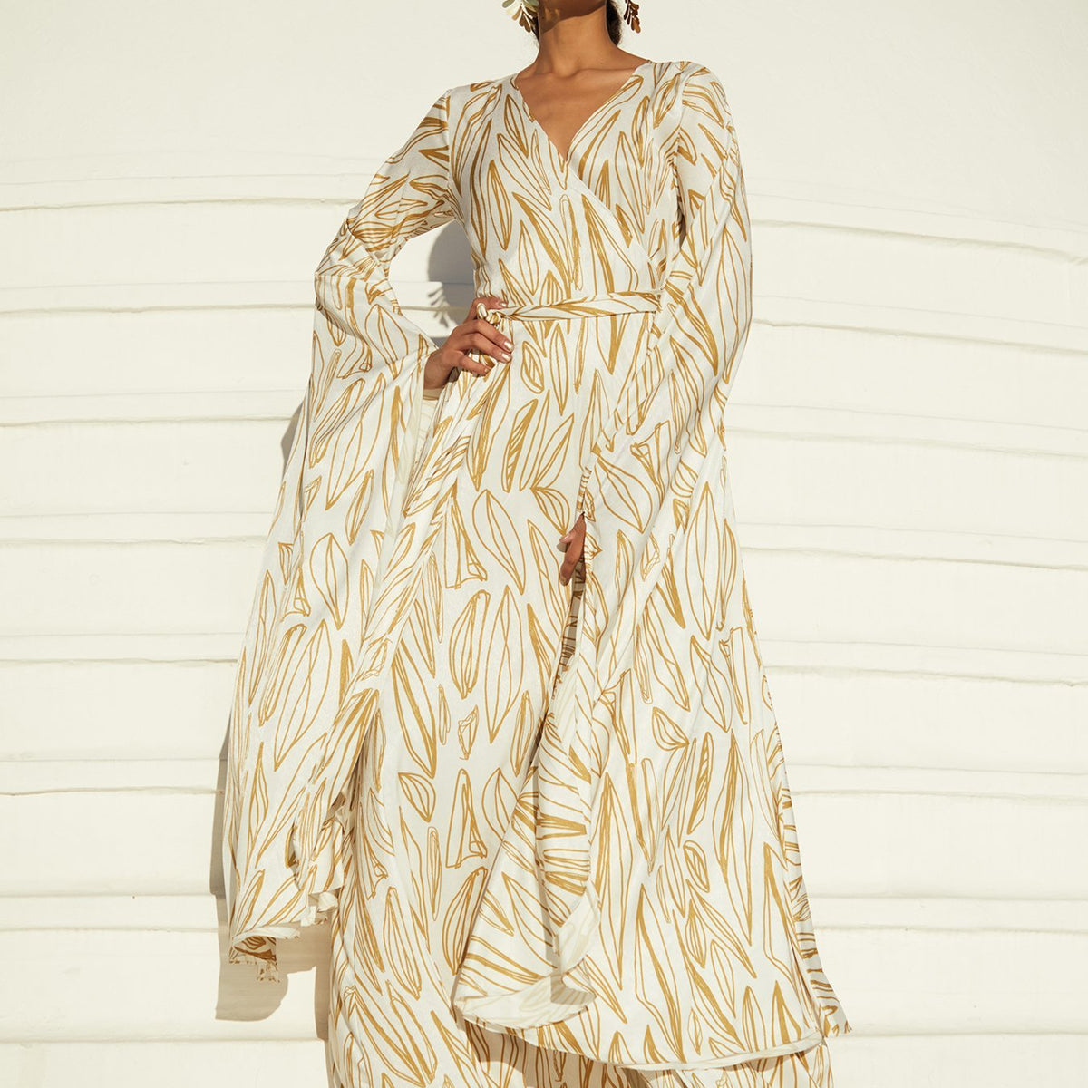 maya long sleeve dress The Maya Ruched Cowl-Neck Dress: Long-Sleeve Mesh Mini Edition