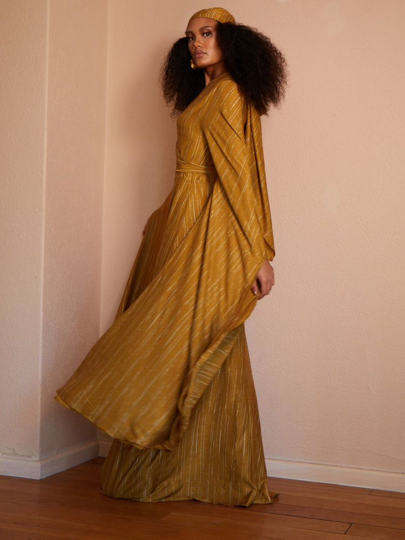 Maya Dress - Texture Gold - diarrablu