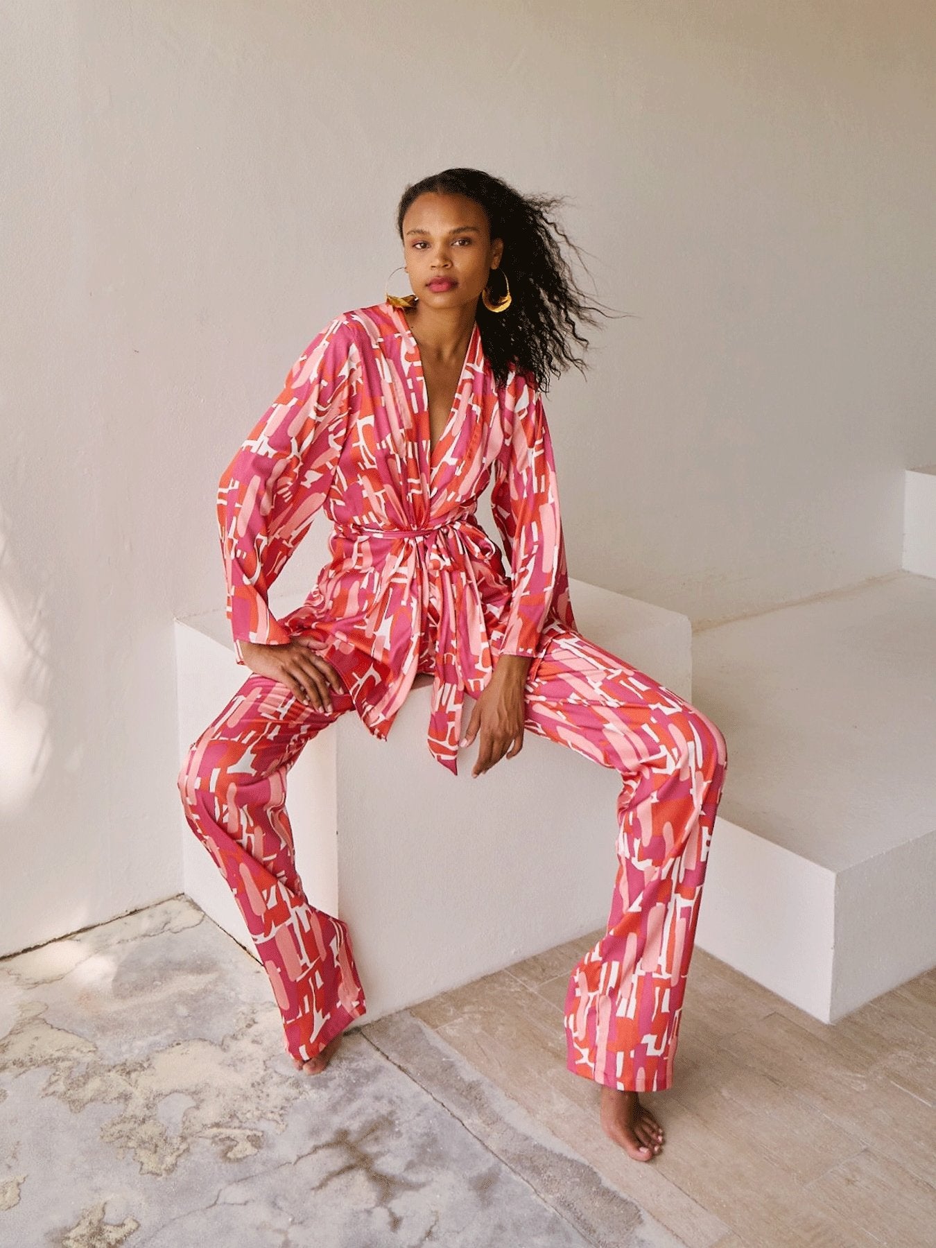 Mini Kimono - Atoll Rose - diarrablu