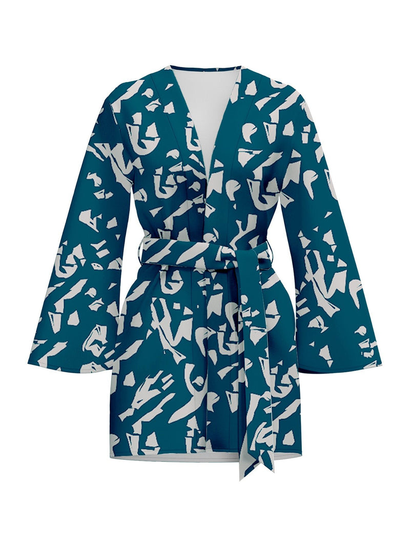 Mini Kimono - Batik Blu - diarrablu
