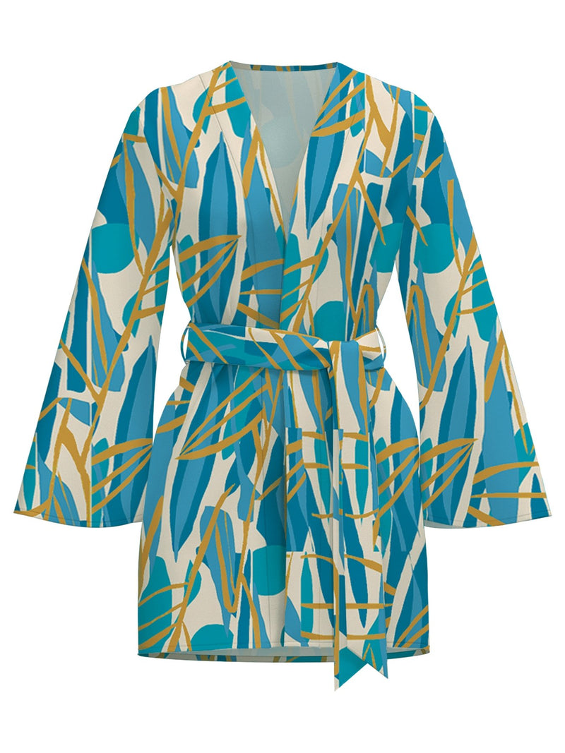 Mini Kimono - Blossom Teal - diarrablu