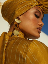 Moussor Headwrap - Texture Gold - diarrablu