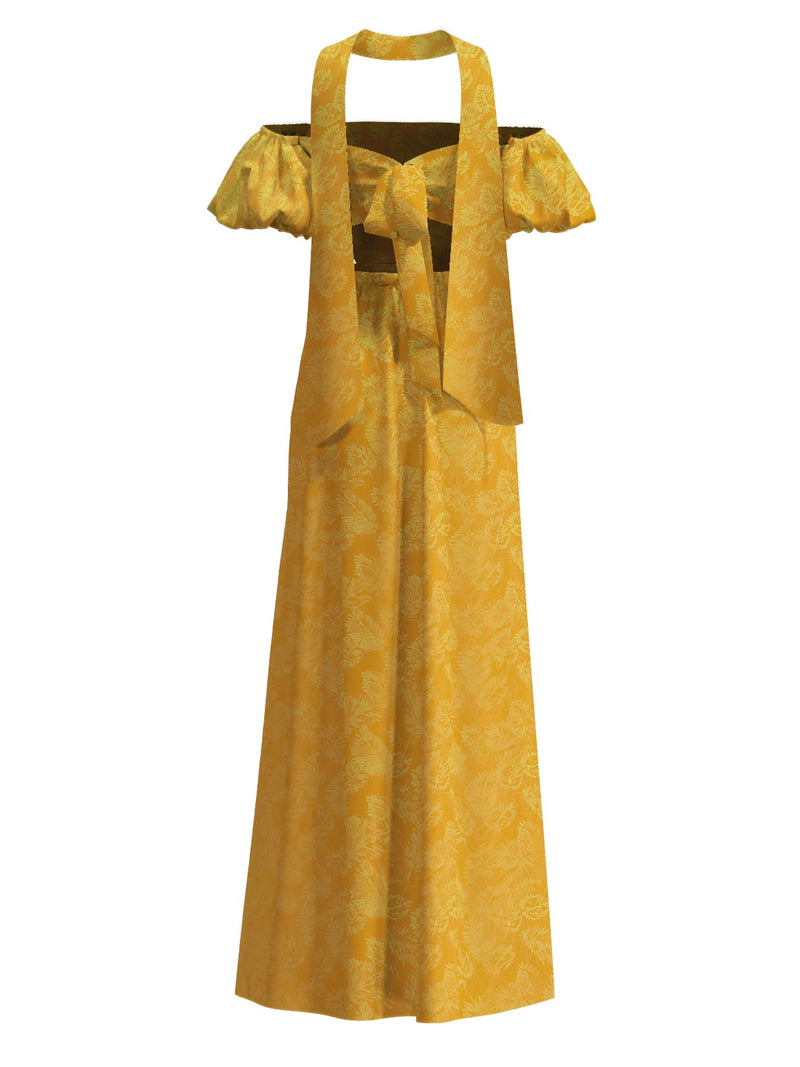 Neni Dress - Zeen Mustard - diarrablu