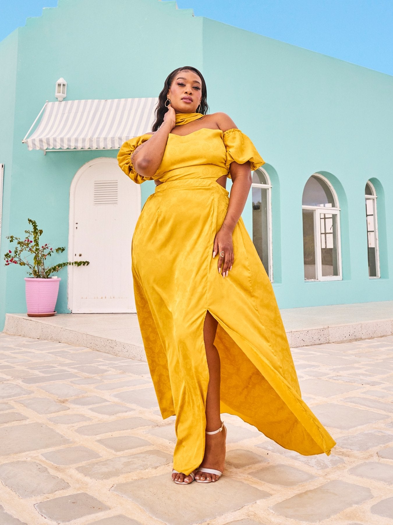 Neni Dress - Zeen Mustard - diarrablu