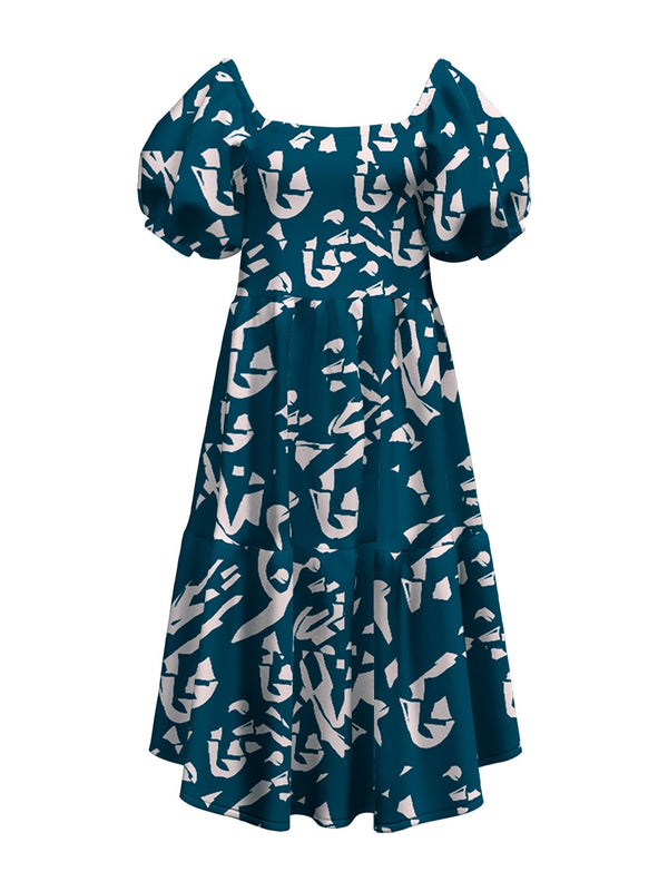 Nura Dress - Batik Blu - diarrablu