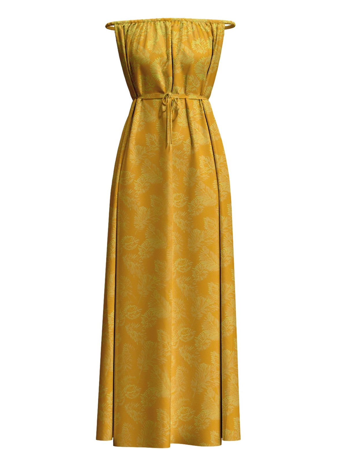 Rhea Dress - Zeen Mustard - diarrablu