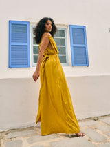 Rhea Dress - Zeen Mustard - diarrablu