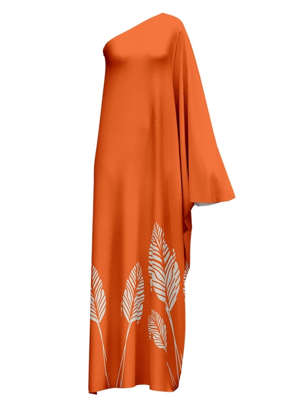 Satu Dress - Palms Orange - diarrablu