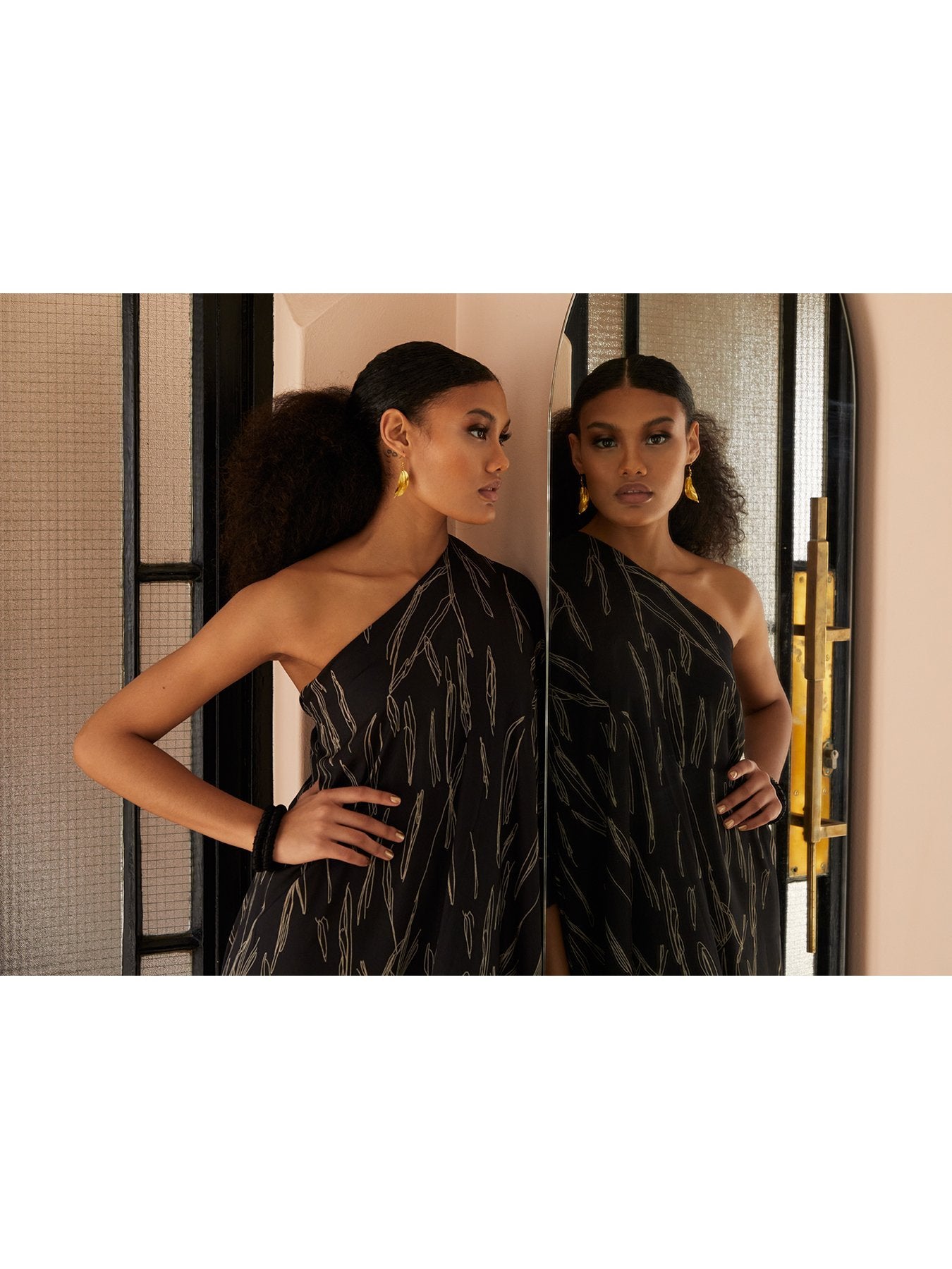 Satu Dress - Scribble Noir - diarrablu