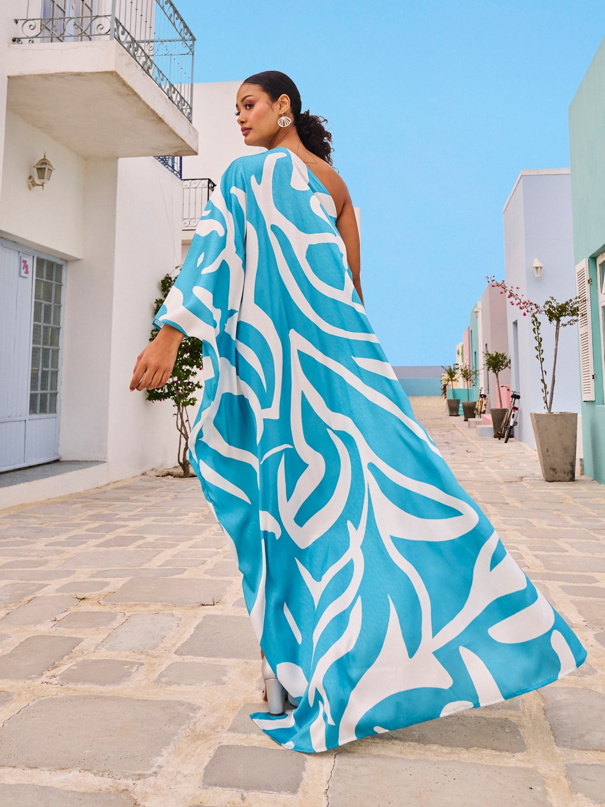 Satu Dress - Swirl Blu - diarrablu