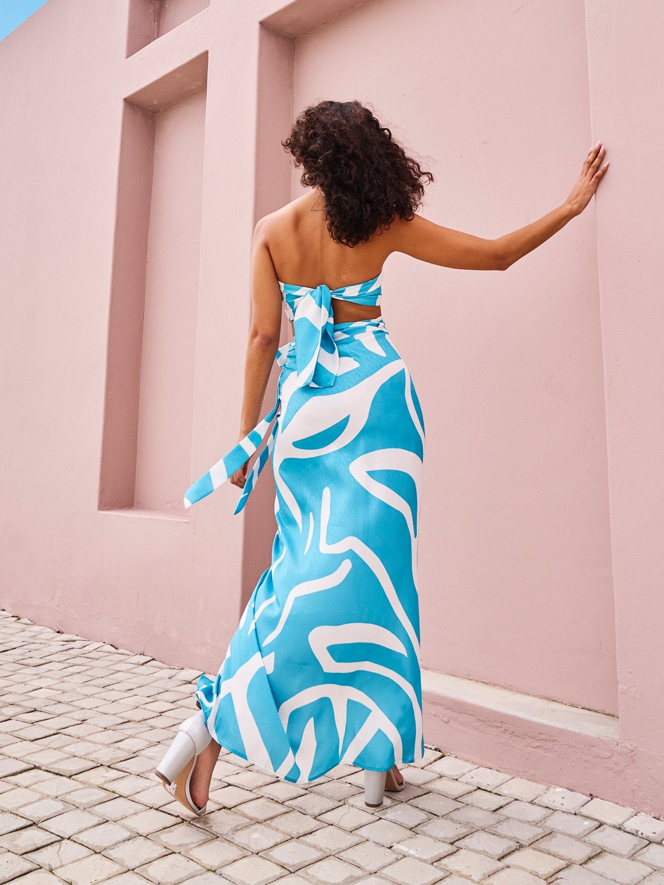 Seur Skirt - Swirl Blu - diarrablu