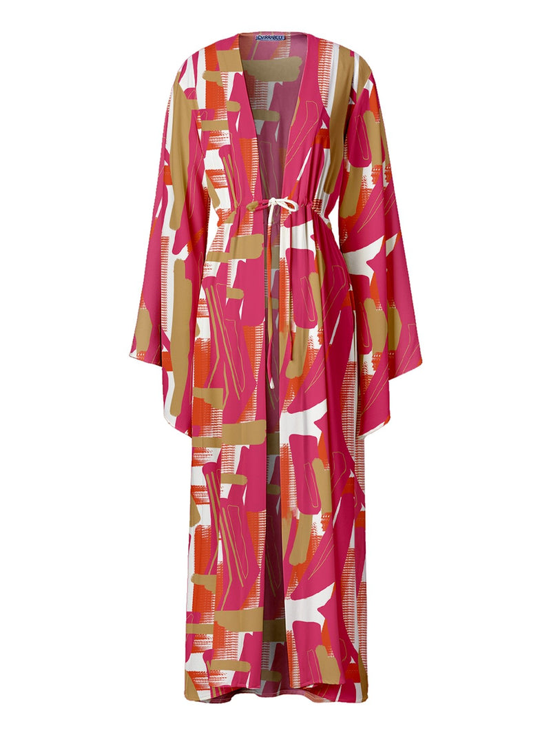 Sirene Kimono - Abstract Rose - diarrablu