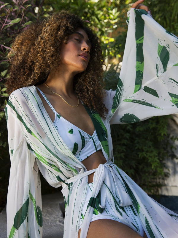 Sirene Kimono - Garden Vert - diarrablu