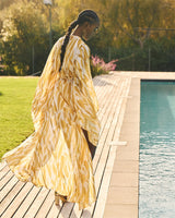 Sirene Kimono - Jardin Mustard - diarrablu