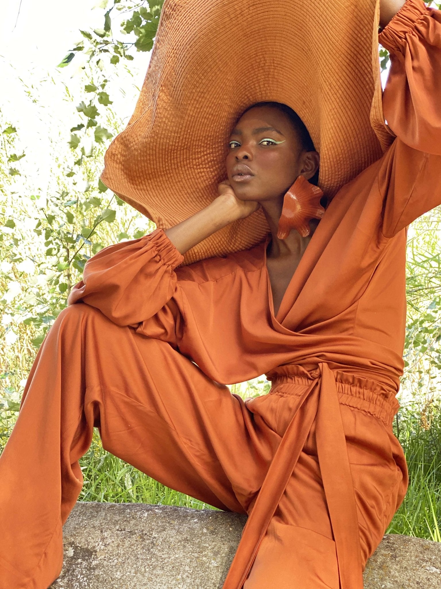 Sustainable Aida Top - RUST - diarrablu