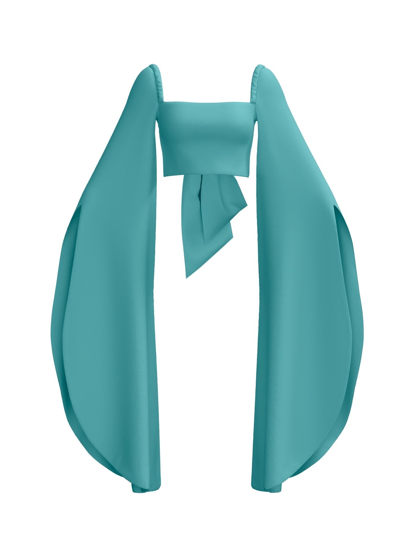 Sustainable Kinu Top - Solid Aqua - diarrablu