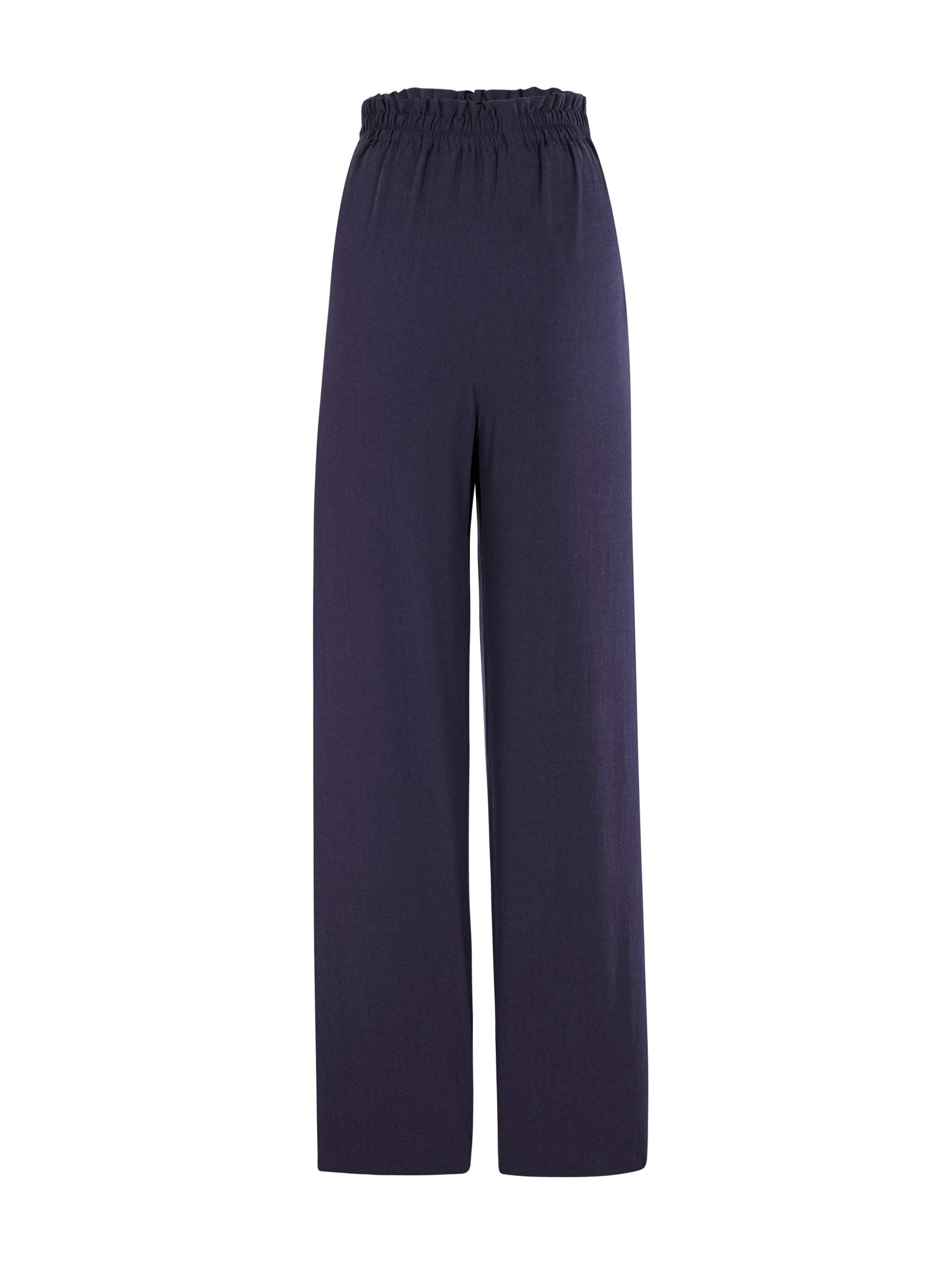 Sustainable Leer Pants - NAVY - diarrablu