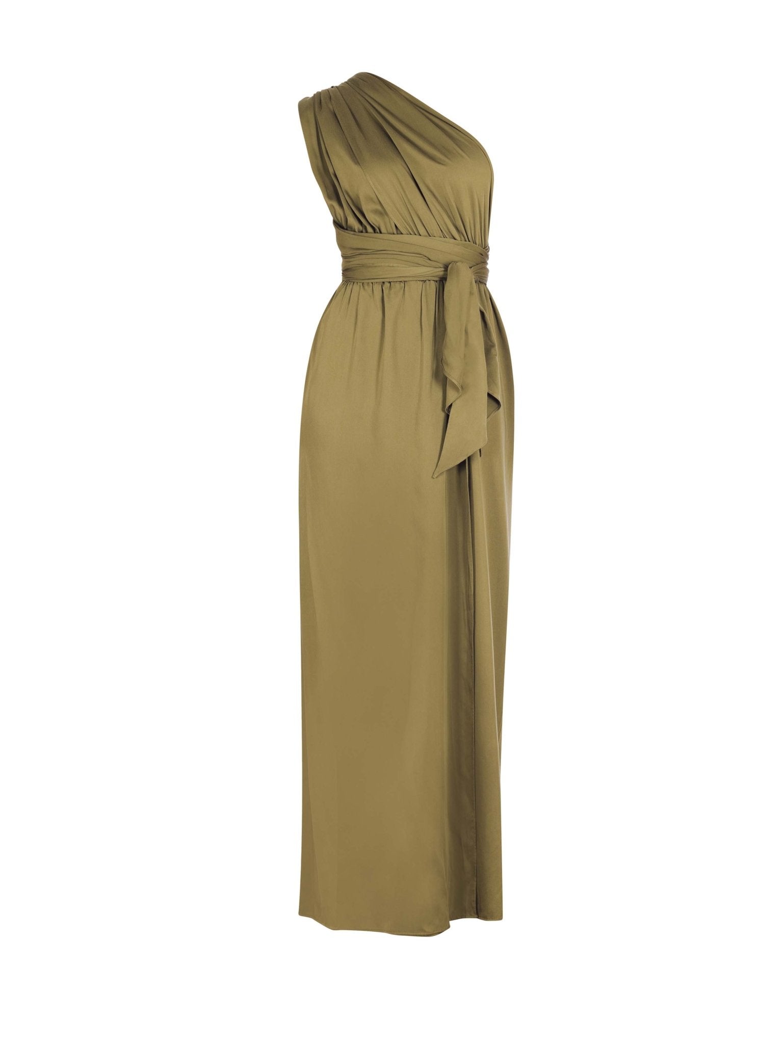 Sustainable Mailys Dress Olive - diarrablu