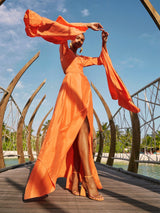 Sustainable Maya Dress - Solid Coral - diarrablu
