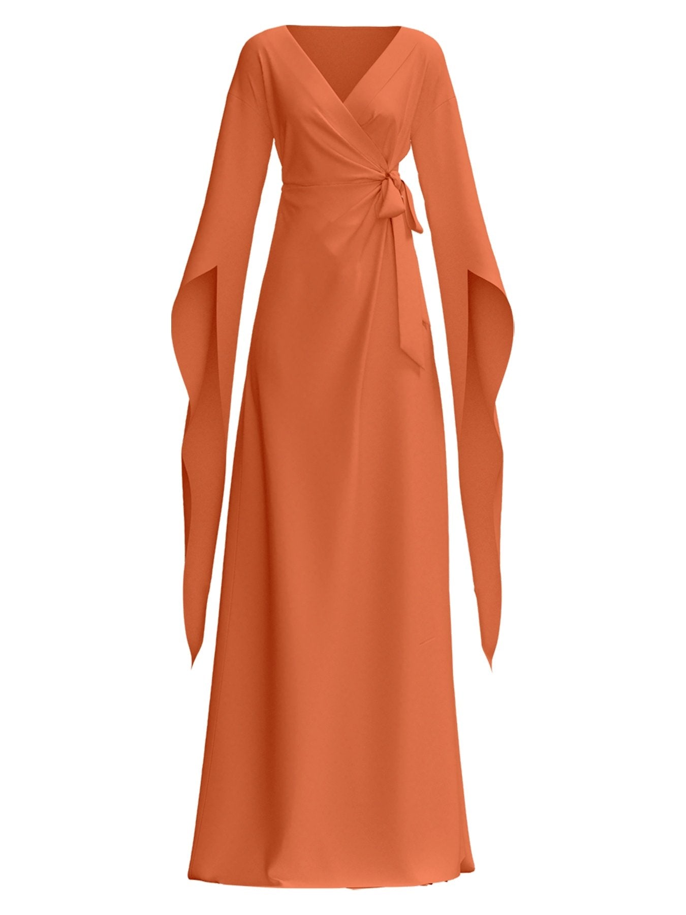 Sustainable Maya Dress - Solid Coral - diarrablu