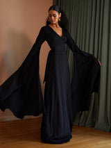 Sustainable Maya Dress - Solid Noir - diarrablu