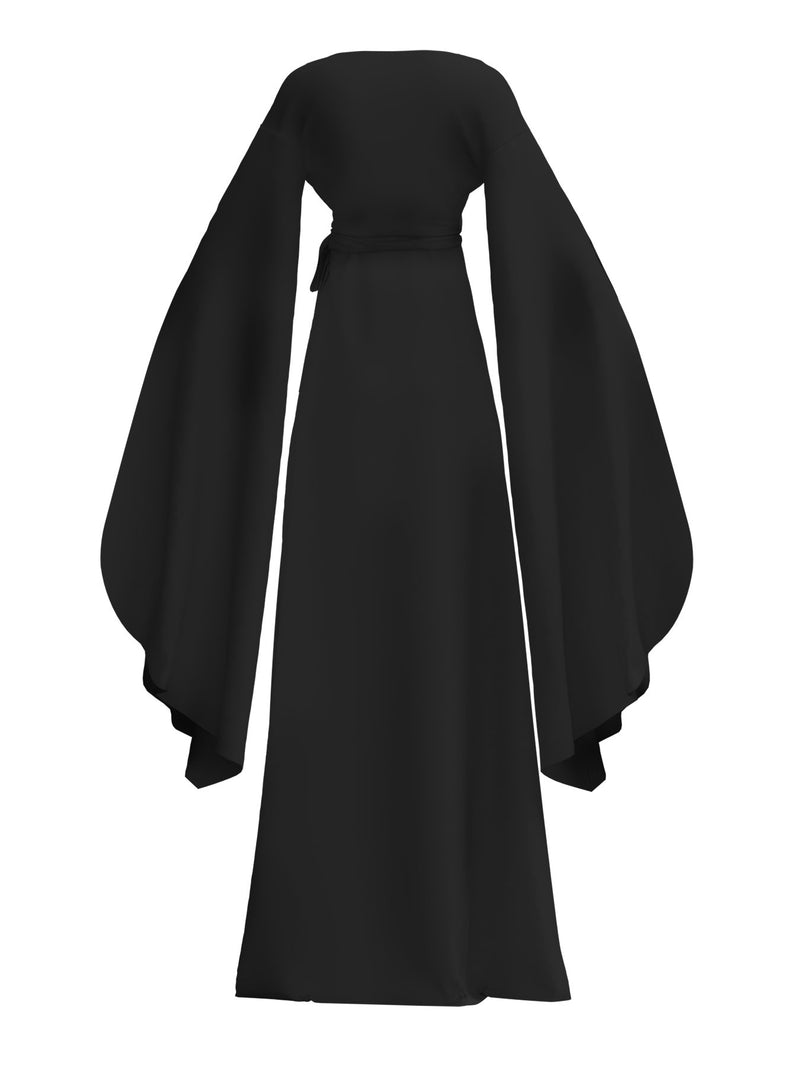 Sustainable Maya Dress - Solid Noir - diarrablu