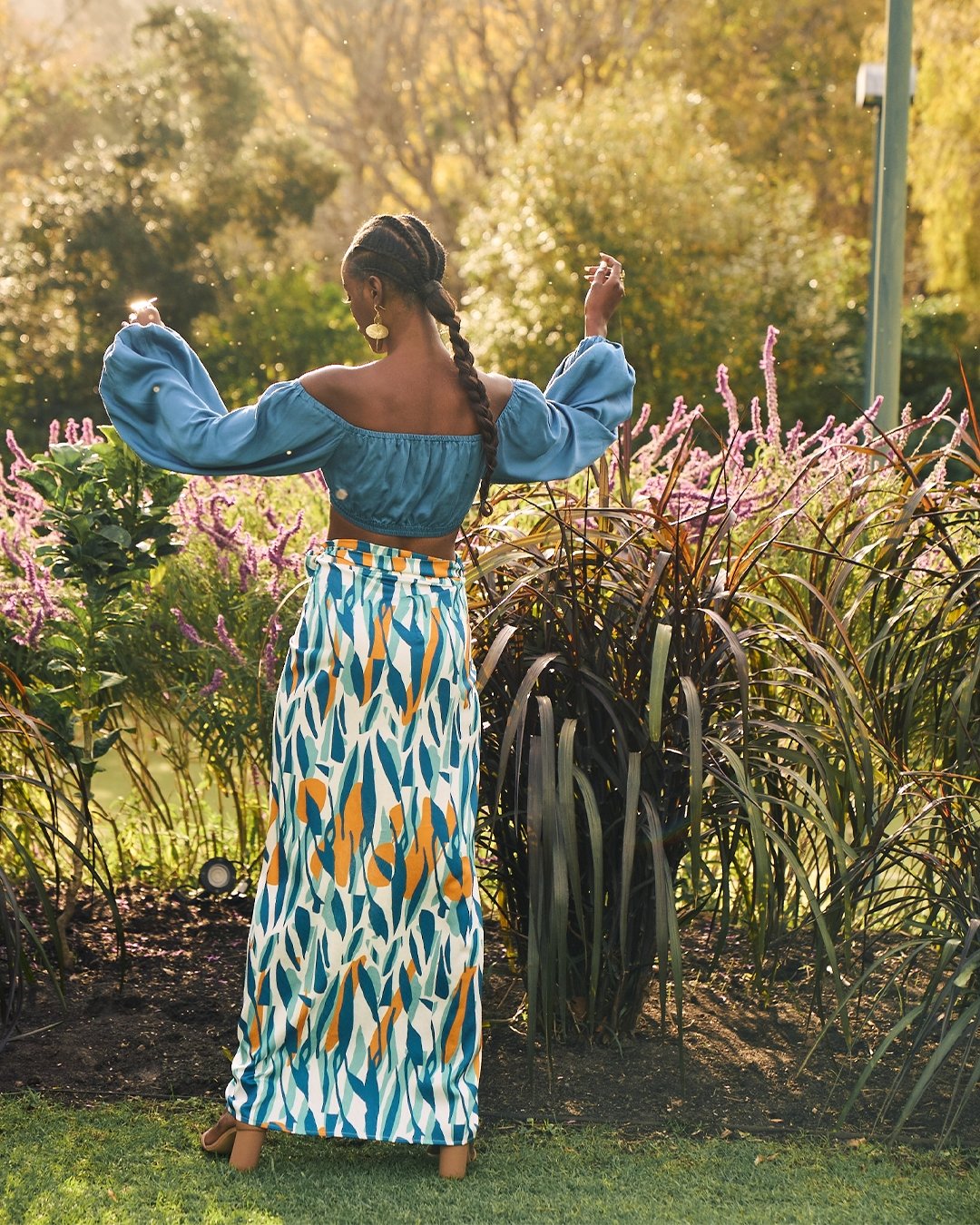 Sustainable Naka Top - Solid Teal - diarrablu