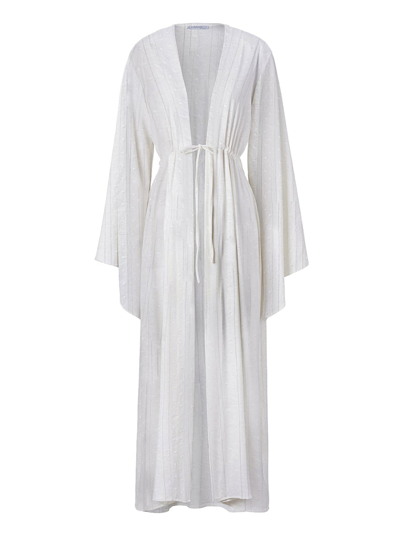 Sustainable Sirene Kimono - Solid Blanc - diarrablu