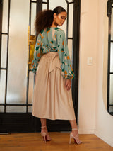 Sustainable Yasmin Skirt - Solid Cream - diarrablu