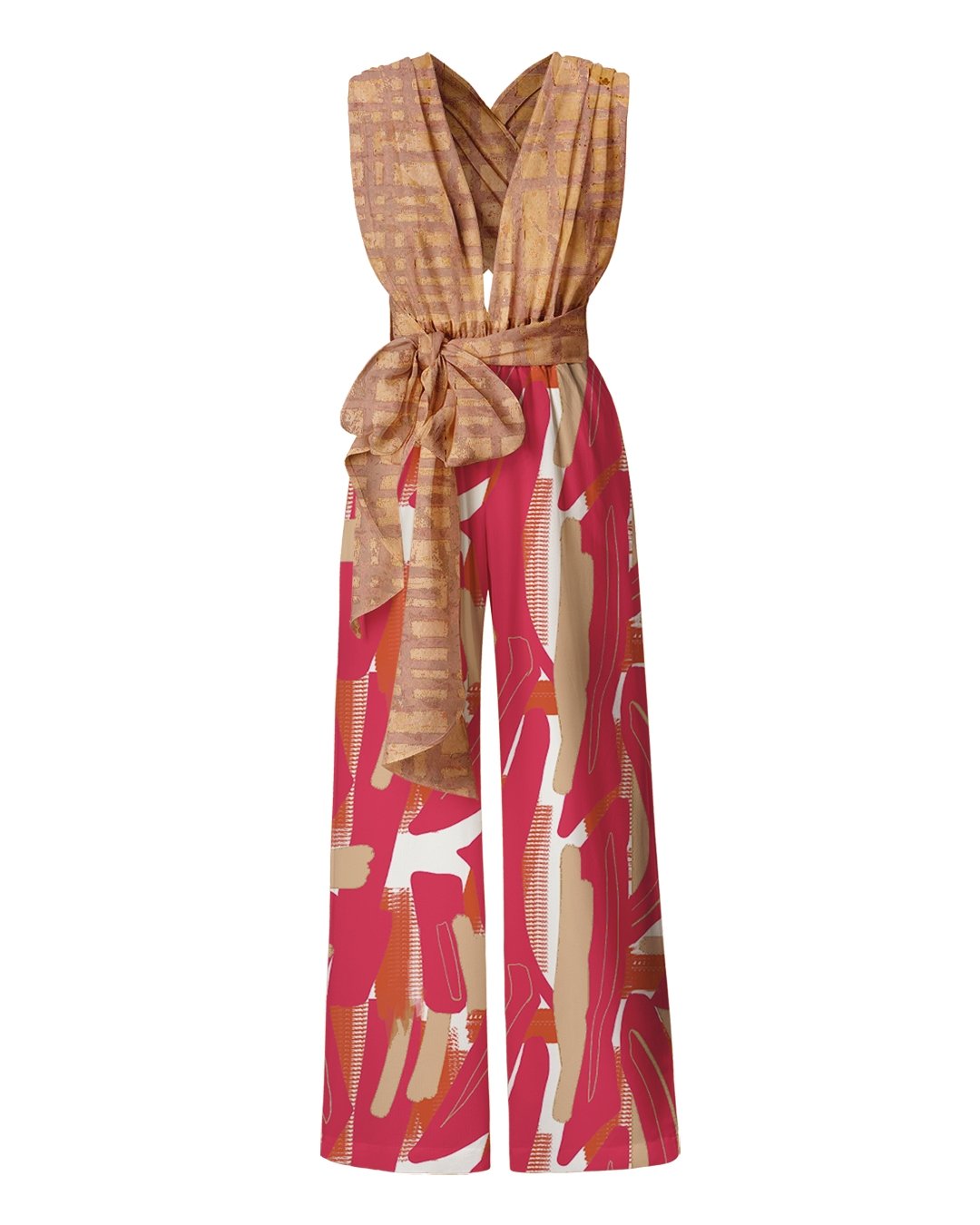 Umy Jumpsuit - Abstract Rose - diarrablu